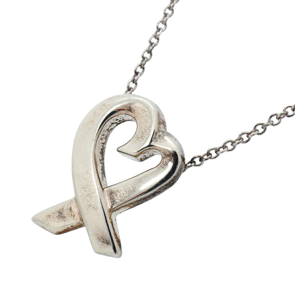 Tiffany & Co. Loving Heart Necklace, Sterling Silver 925, Women's